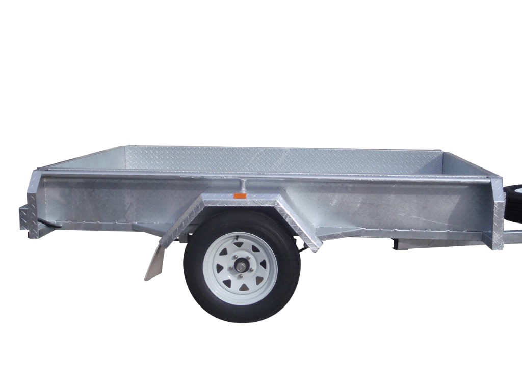 8x5 Single Axle Trailers 300mm Sides