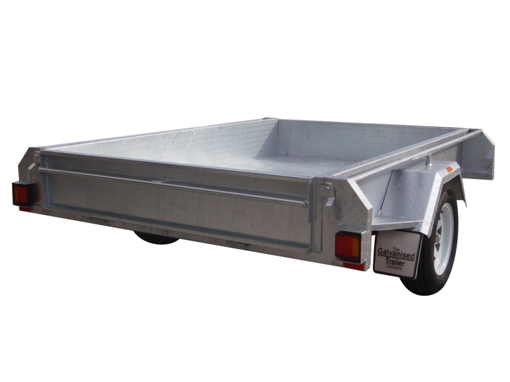 8x5 Single Axle Trailers 300mm Sides