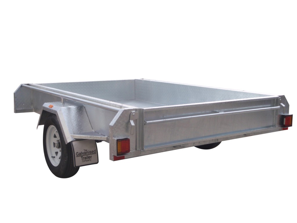 8x5 Single Axle Trailers 300mm Sides
