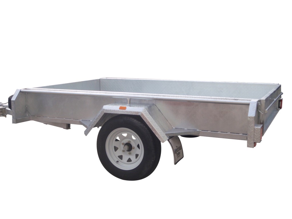 8x5 Single Axle Trailers 300mm Sides