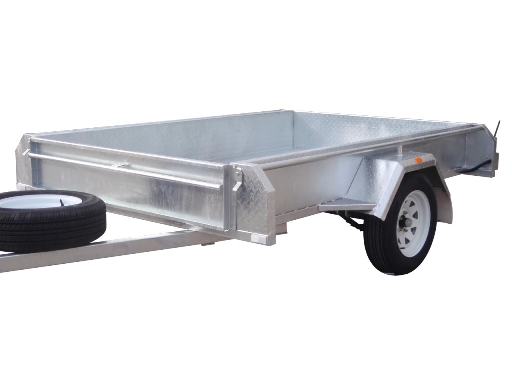8x5 Single Axle Trailers 300mm Sides