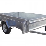 8x5 Single Axle Trailers 410mm Deep Sides