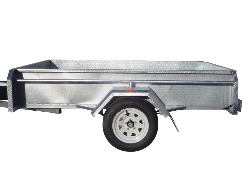 8x5 Single Axle Trailers 410mm Deep Sides