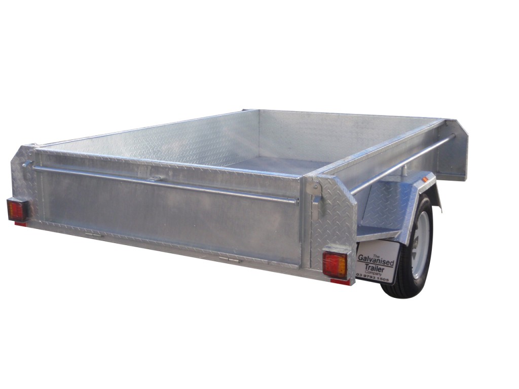 8x5 Single Axle Trailers 410mm Deep Sides