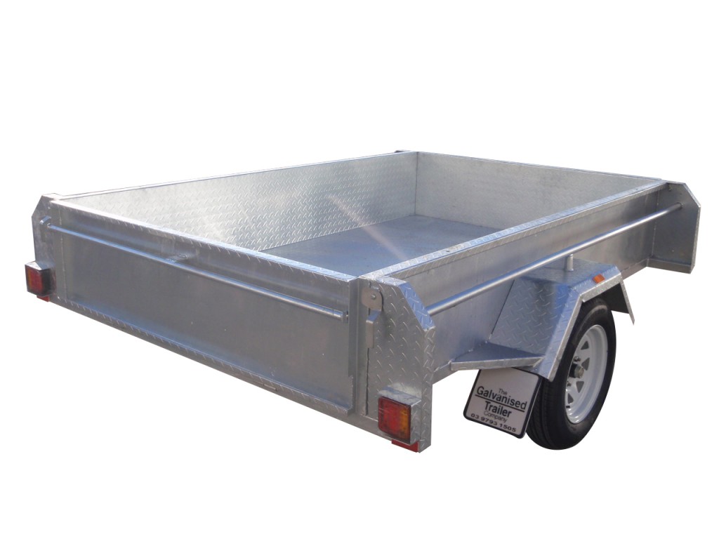 8x5 Single Axle Trailers 410mm Deep Sides