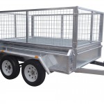 410mm Deep Checker Plate Sides & 800mm Removable Mesh Cage