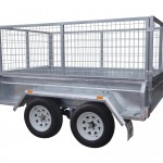 410mm Deep Checker Plate Sides & 800mm Removable Mesh Cage