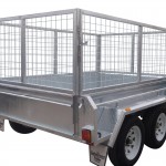 410mm Deep Checker Plate Sides & 800mm Removable Mesh Cage