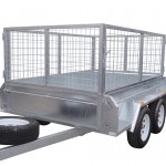 410mm Deep Checker Plate Sides & 800mm Removable Mesh Cage
