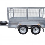 410mm Deep Checker Plate Sides & 800mm Removable Mesh Cage