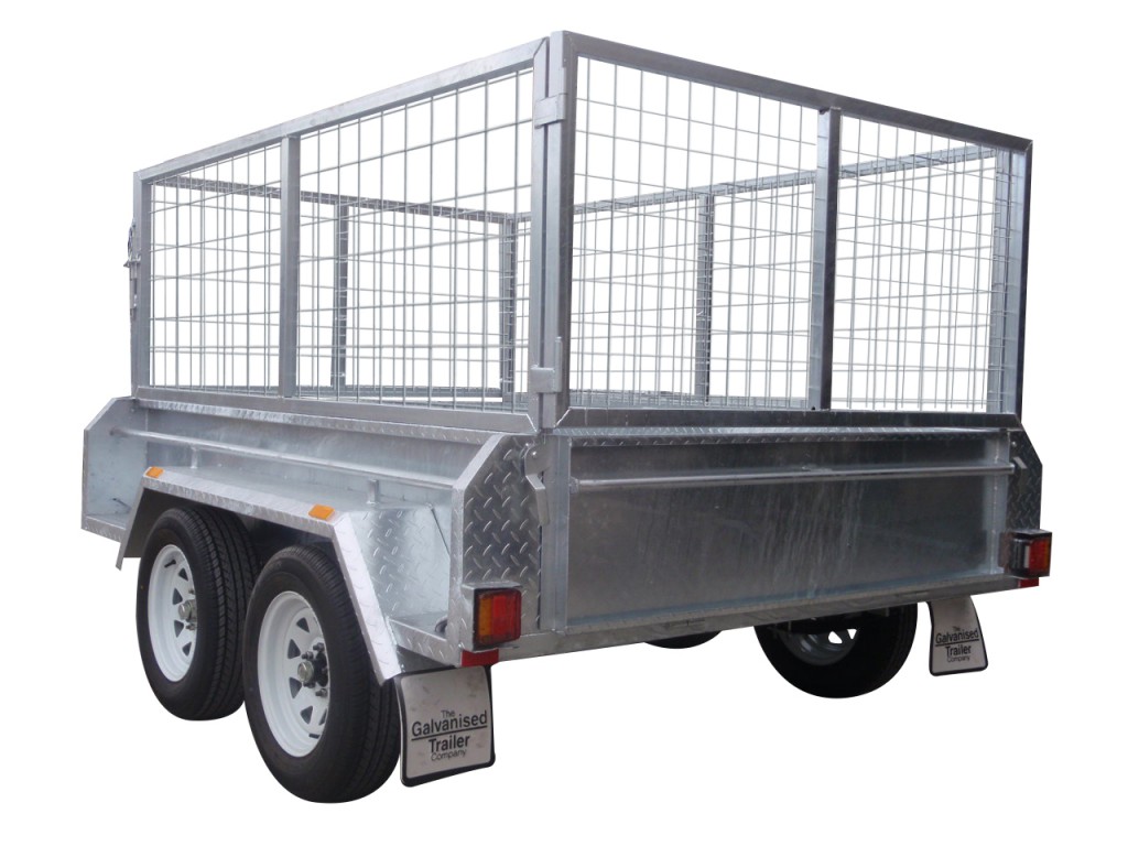 410mm Deep Checker Plate Sides & 800mm Removable Mesh Cage