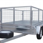 300mm Checker Plate Sides & 800mm Removable Mesh Cage