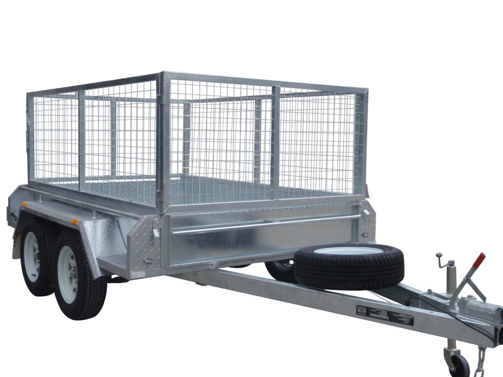 300mm Checker Plate Sides & 800mm Removable Mesh Cage