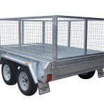 300mm Checker Plate Sides & 800mm Removable Mesh Cage