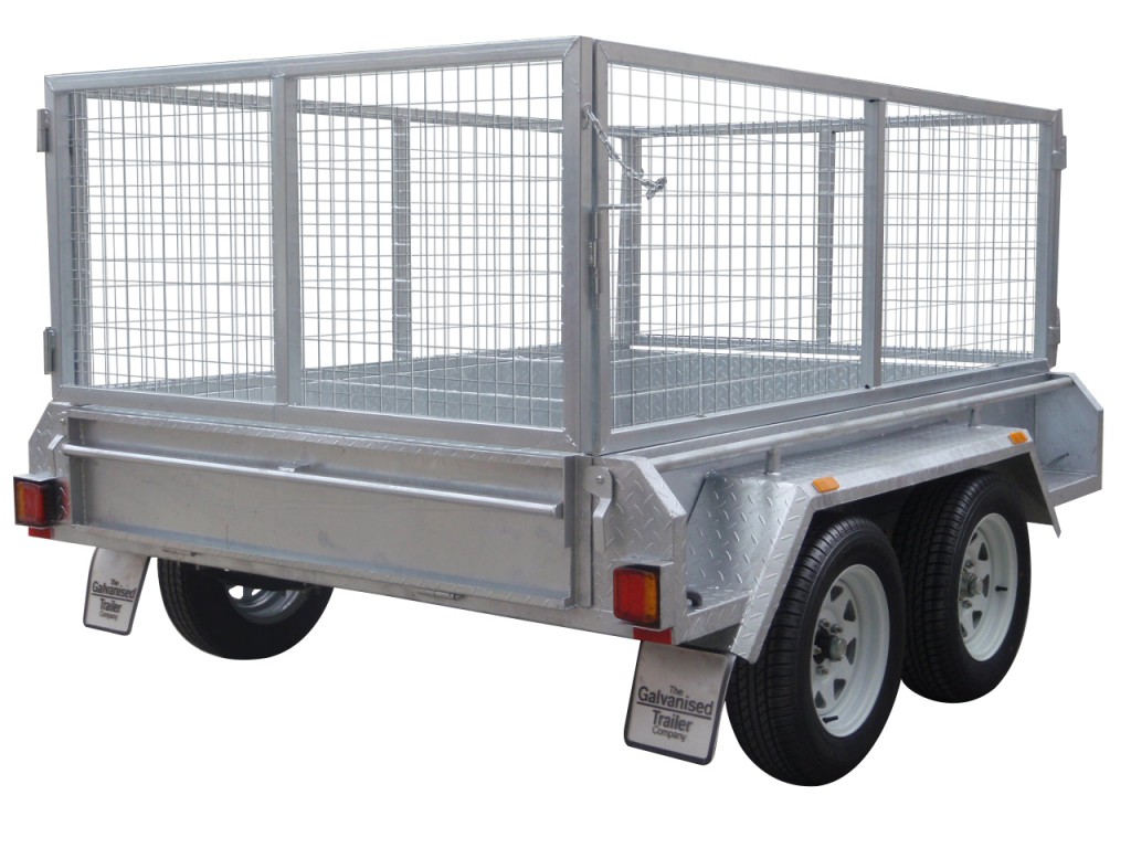 300mm Checker Plate Sides & 800mm Removable Mesh Cage