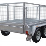 300mm Checker Plate Sides & 800mm Removable Mesh Cage