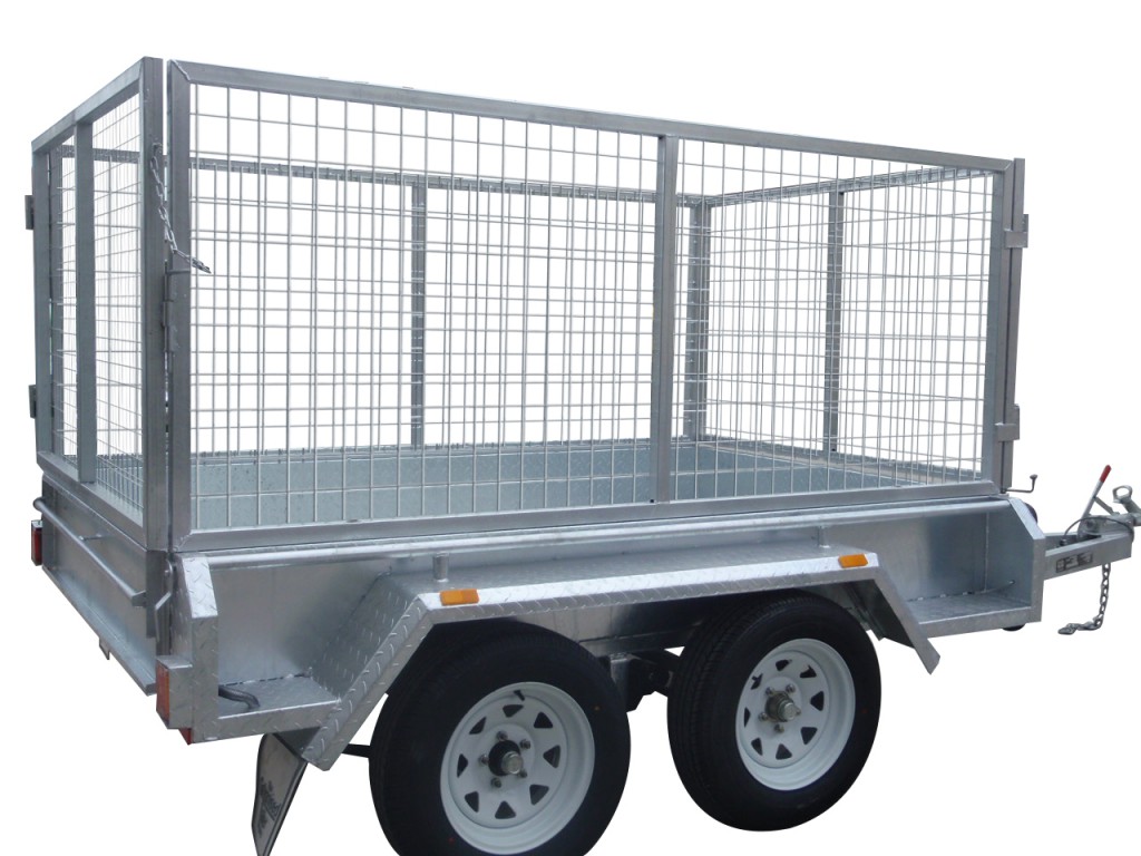 300mm Checker Plate Sides & 1000mm Removable Mesh Cage