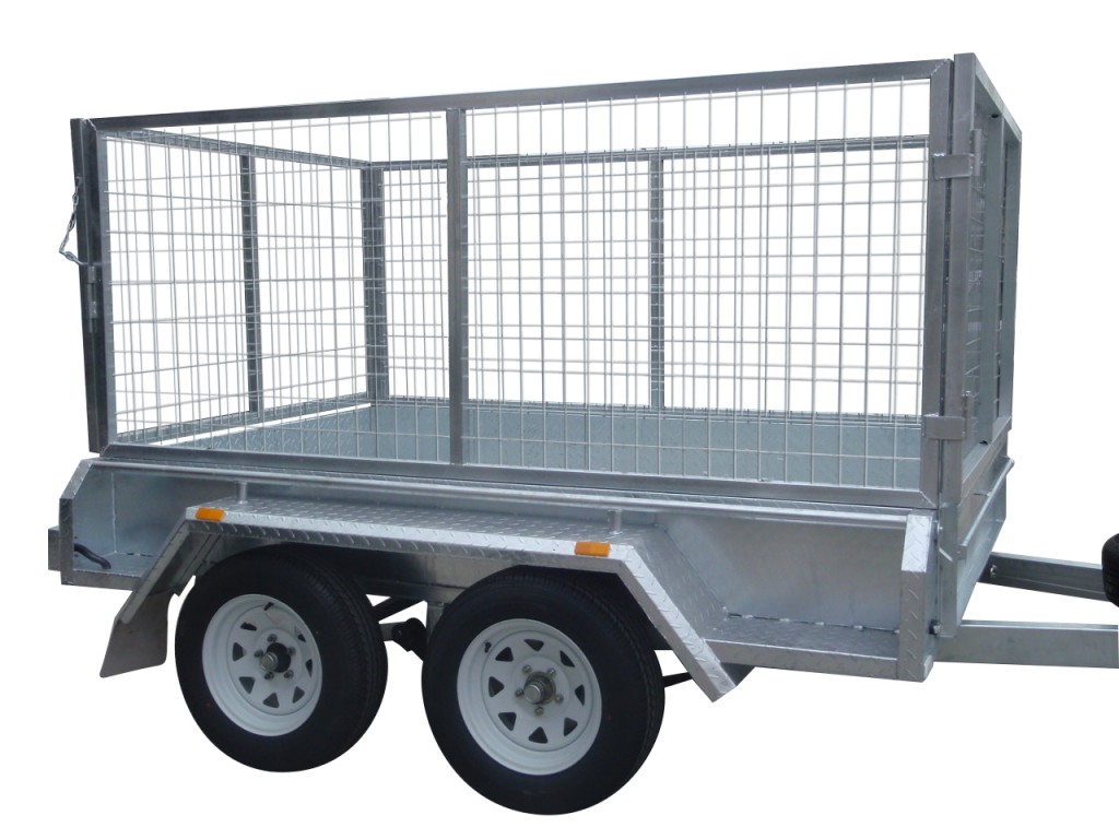 300mm Checker Plate Sides & 1000mm Removable Mesh Cage