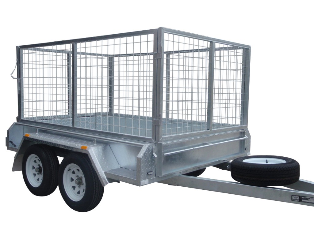 300mm Checker Plate Sides & 1000mm Removable Mesh Cage