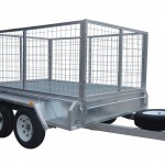 300mm Checker Plate Sides & 1000mm Removable Mesh Cage