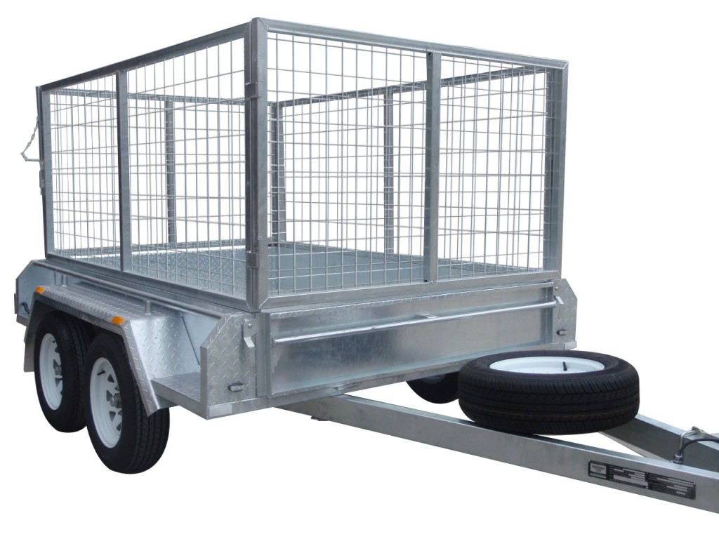300mm Checker Plate Sides & 1000mm Removable Mesh Cage