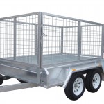 300mm Checker Plate Sides & 1000mm Removable Mesh Cage