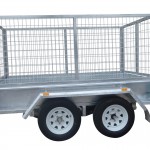 300mm Checker Plate Sides & 1000mm Removable Mesh Cage