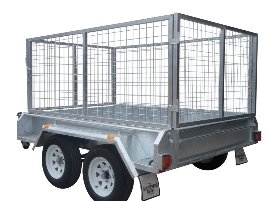 300mm Checker Plate Sides & 1000mm Removable Mesh Cage