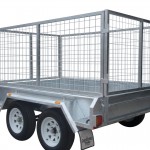 300mm Checker Plate Sides & 1000mm Removable Mesh Cage