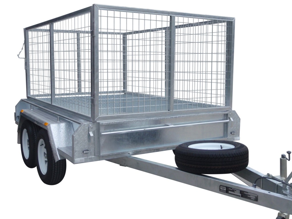300mm Checker Plate Sides & 1000mm Removable Mesh Cage