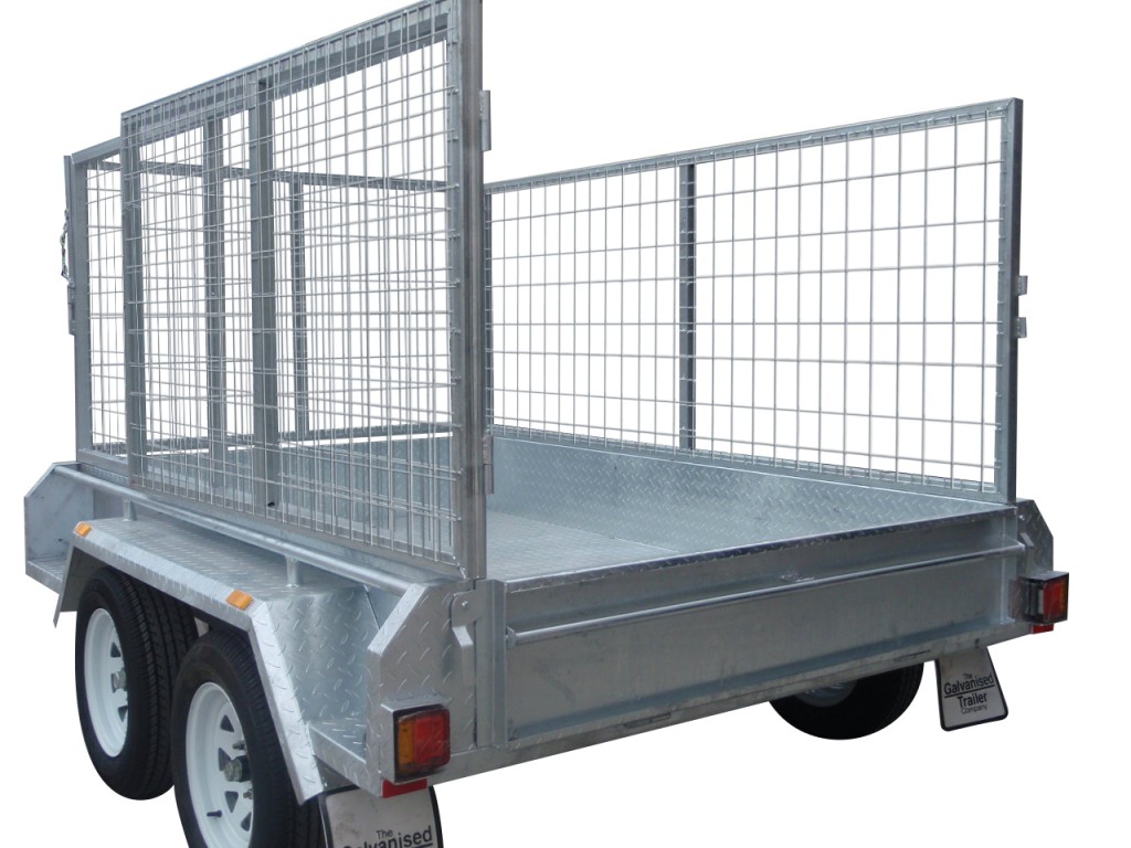 300mm Checker Plate Sides & 1000mm Removable Mesh Cage