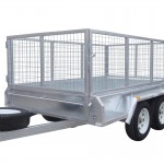 300mm Checker Plate Sides & 800mm Removable Mesh Cage