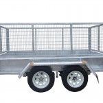 300mm Checker Plate Sides & 800mm Removable Mesh Cage