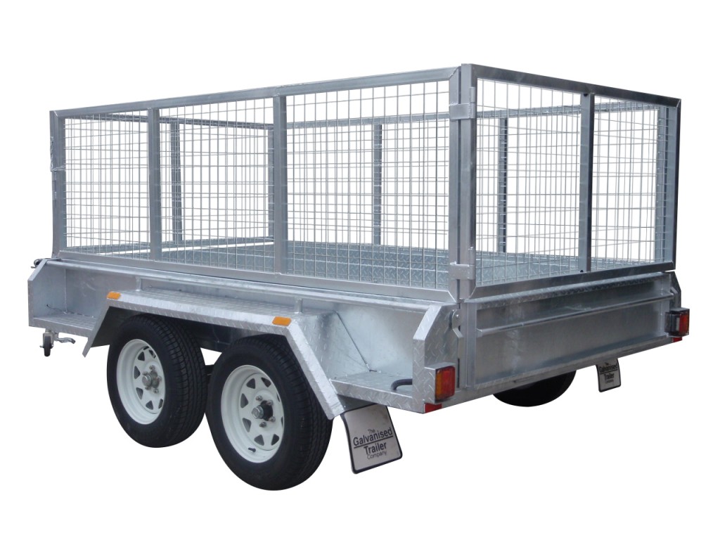 300mm Checker Plate Sides & 800mm Removable Mesh Cage