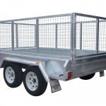 300mm Checker Plate Sides & 800mm Removable Mesh Cage