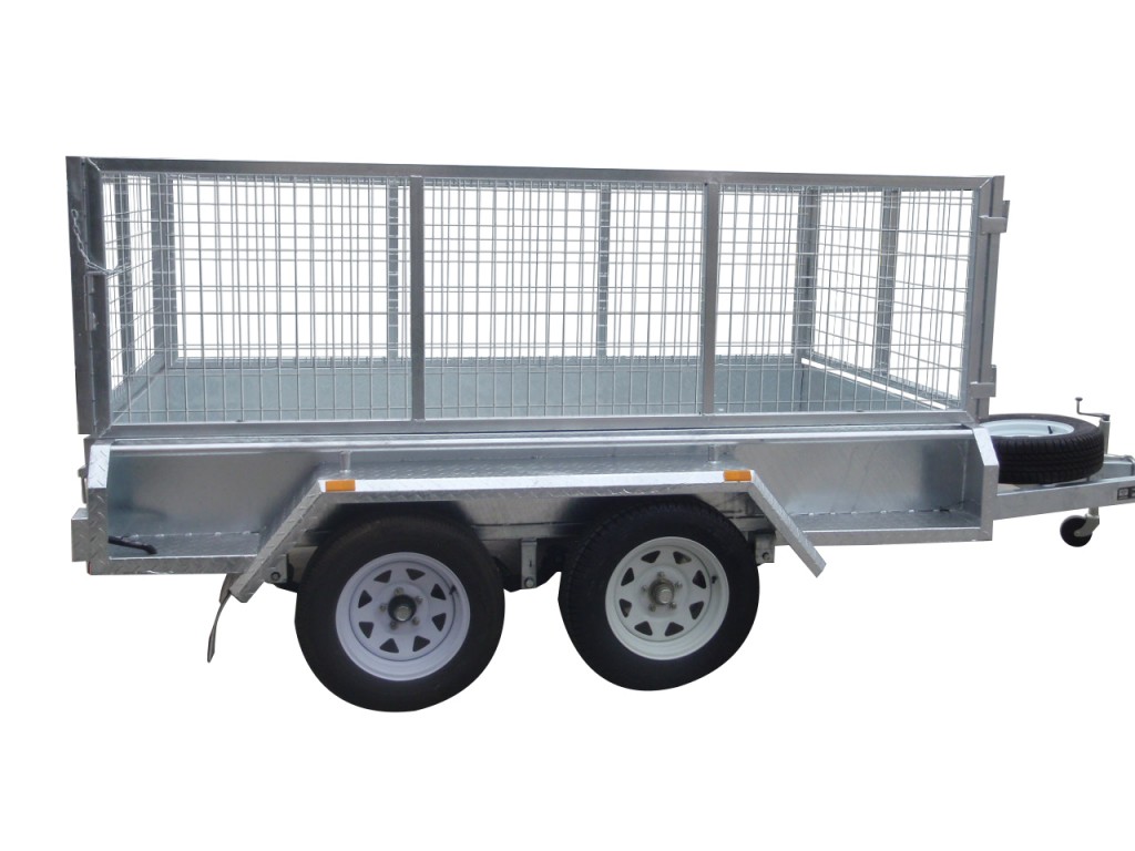 300mm Checker Plate Sides & 800mm Removable Mesh Cage