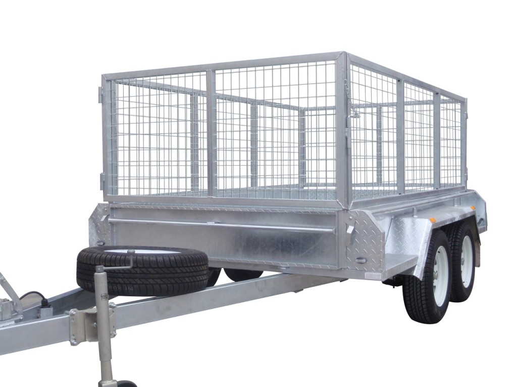 300mm Checker Plate Sides & 800mm Removable Mesh Cage