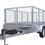 300mm Checker Plate Sides & 800mm Removable Mesh Cage