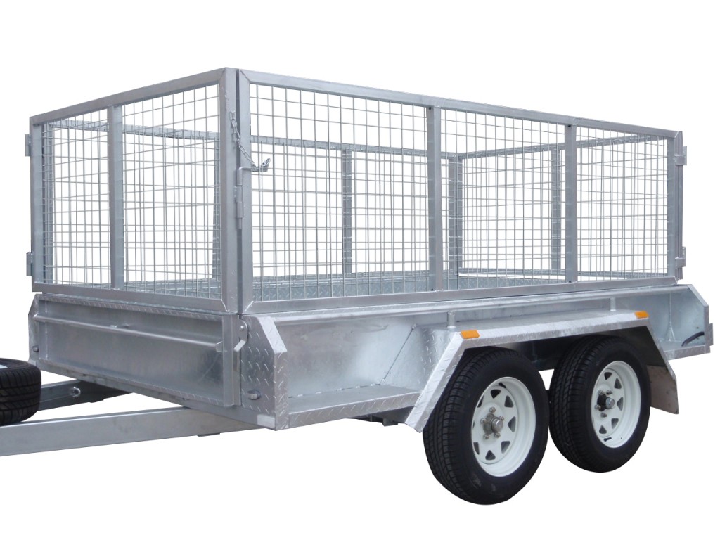 300mm Checker Plate Sides & 800mm Removable Mesh Cage