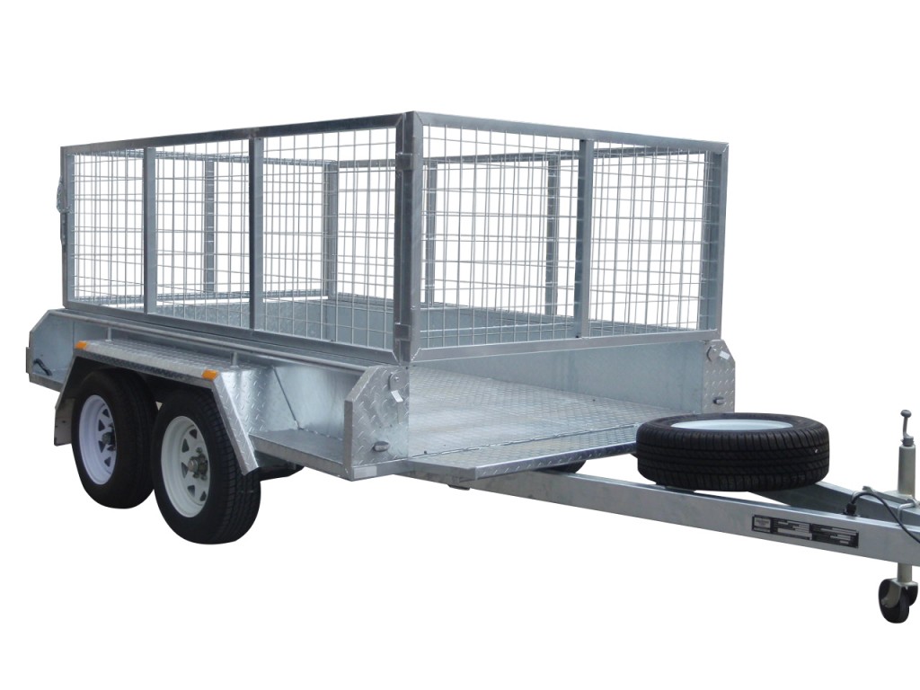 300mm Checker Plate Sides & 800mm Removable Mesh Cage