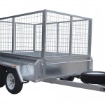 410mm Deep Checker Plate Sides & 1000mm Removable Mesh Cage