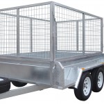 410mm Deep Checker Plate Sides & 1000mm Removable Mesh Cage