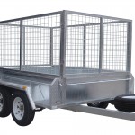 410mm Deep Checker Plate Sides & 1000mm Removable Mesh Cage