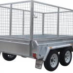 410mm Deep Checker Plate Sides & 1000mm Removable Mesh Cage