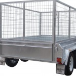 410mm Deep Checker Plate Sides & 1000mm Removable Mesh Cage