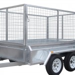 410mm Deep Checker Plate Sides & 1000mm Removable Mesh Cage
