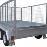 410mm Deep Checker Plate Sides & 1000mm Removable Mesh Cage