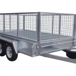 300mm Checker Plate Sides & 800mm Removable Mesh Cage
