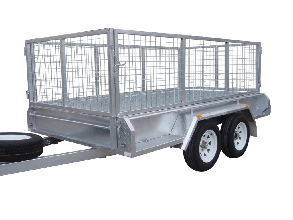 300mm Checker Plate Sides & 800mm Removable Mesh Cage