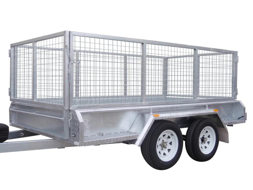 300mm Checker Plate Sides & 800mm Removable Mesh Cage